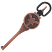 Kluczyk do kajdanek ASP Blue Line Guardian G1 z logo ASP, Antique Copper (56916)