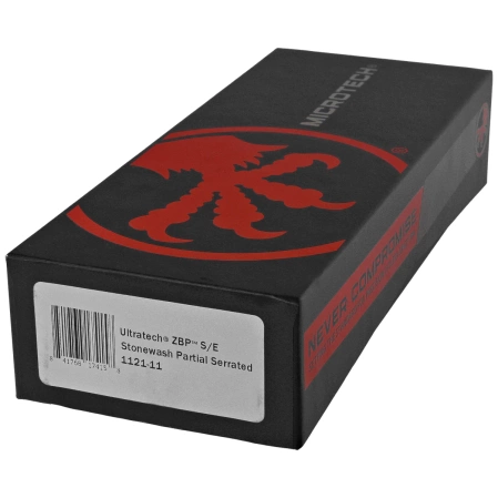 Nóż automatyczny OTF Microtech Ultratech Gen III ZBP S/E Black Aluminium, Stonewashed P/S M390MK by Tony Marfione (1121-11)