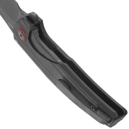 Reate Jack Jr. Knife Black Aluminium, Black DLC S30V (Jack Jr. BKAL DLC RDAL)