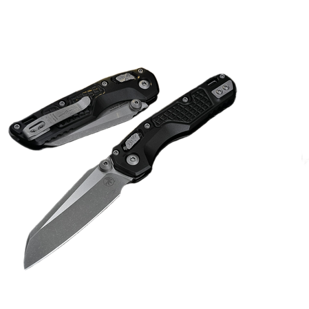 Nóż składany Microtech MSI Mini S/E Signature Proof Run Frag Black Aluminium, Apocalyptic M390MK by Tony Marfione (210M-10APFRSPR)