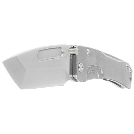 Nóż składany Medford Slim Midi Marauder Tanto Tumbled Titanium, Std HW, Brsh/Flm Tsunami Clip, Tumbled S45VN by Greg Medford (MK2014TT-01TM-TSCF-Q4)