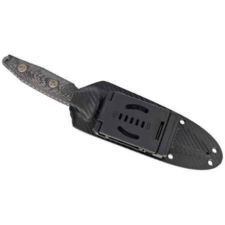 Microtech Socom Alpha S/E Signature Carbon Fiber, DLC M390 by Tony Marfione (113-1DLCCFS)