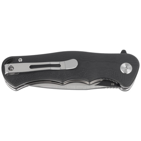 Nóż składany Bestech Bobcat Black G10, Black Stonewashed / Satin D2 (BG22A-2)