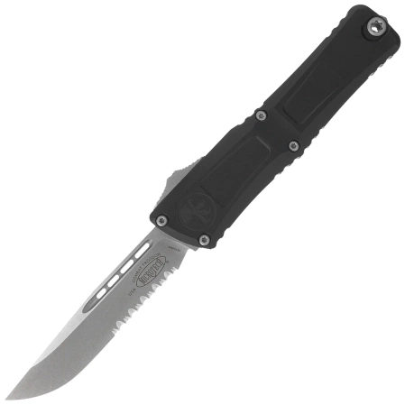Nóż automatyczny OTF Microtech Combat Troodon Gen III S/E Black Aluminium, Apocalyptic P/S M390MK by Tony Marfione (1143-11AP)