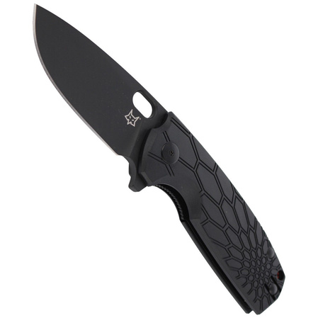 Fox Core Black FRN Knife, Cerakote Black N690 by Jesper Voxnaes (FX-604 B)