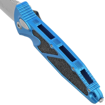 Nóż automatyczny Microtech Socom Elite Auto T/E Blue Aluminum, Stonewashed M390 by Tony Marfione (161A-10BL)
