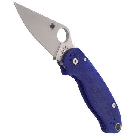 Spyderco Para 3 G-10 Dark Blue CPM S110V Knife (C223GPDBL)