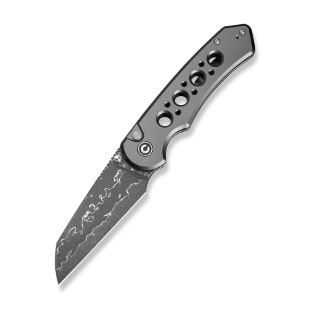Civivi Pragma Prime Knife Gray Aluminum, Damascus (C24067-DS1)