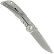 Spartan Blades Harsey Folder 3.25 Saint Michael Special Edition Gray Titanium, Gray HW, Stonewashed MagnaCut  by William W. Harsey (SF10 Custom St Michael)