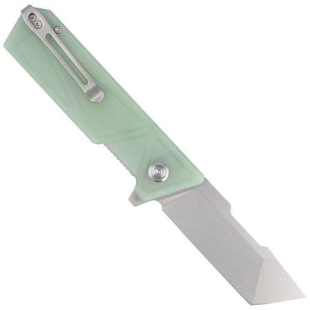 Kubey Avenger Outdoor KU104E Knife Jade G10, Bead Blasted D2