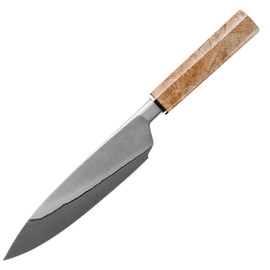 Nóż kuchenny Xin Cutlery XinCraft 8'' Chef, Stabilized Maple Burl, Acid-Etched 440C (XC137)