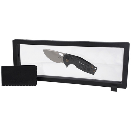 Fox Suru Carbon Fiber Frame Lock, Satin by Jesper Voxnæs Knife (FX-526 CF)