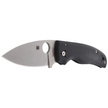 Spyderco Shaman Knife Black G10, Stonewashed CPM S30V by Sal Glesser (C229GP)