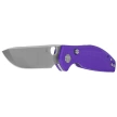 Bestechman Angry Owl Knife Purple G10, Satin/Stonewashed D2 by Keanu Alfaro (BMK12E-1)