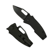 Demko Nano-Shark Stealth CP Knife Black Aluminum, Black DLC CPM 20CV by Andrew Demko (NANO-20CV-Black ALUM-CP)