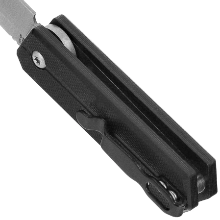 Herbertz CJH Black G10 Automatic Knife, Satin 420 (55028)