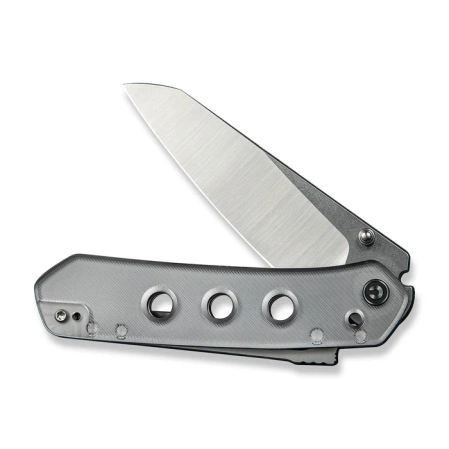 Civivi Knife Vision FG Clear Lexan, Satin/Stonewashed Nitro-V by Snecx Tan (C22036-7)