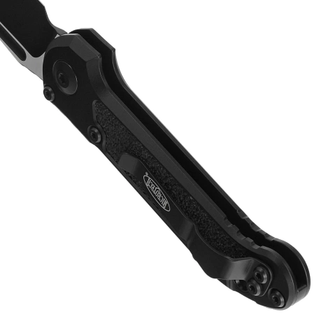 Microtech LUDT Gen III T/E Automatic Knife Black Aluminum, Black M390MK by Tony Marfione (1136-1T)