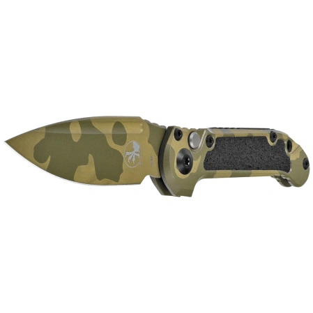 Microtech LUDT Gen III S/E Automatic Knife Bazooka Camo Aluminum, Bazooka Camo M390MK by Tony Marfione (1135-1BOCS-Z4)