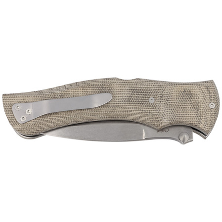Nóż składany Viper Start Green Canvas Micarta, Stonewashed N690 by Fabrizio Silvestrelli (V5850CV)