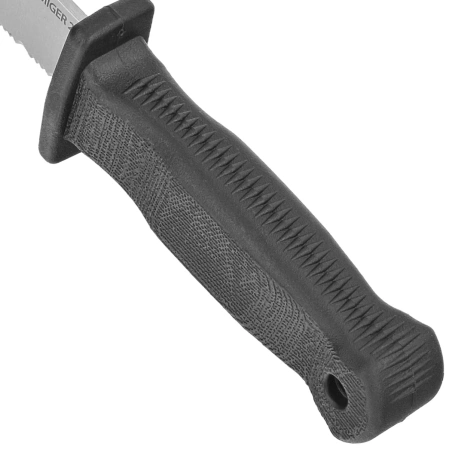 Nóż Demko Armiger 2 Shark Foot Black TPR, Satin 4034SS by Andrew Demko (ARM2-4034SS-SF-SERR)