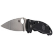Spyderco Manix 2 Black Lightweight PlainEdge Knife (C101PBK2)