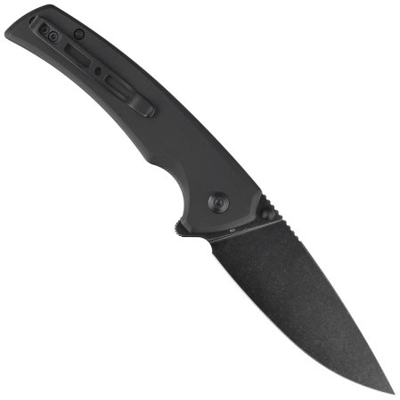 Sencut Serene Black Aluminium, Black Stonewashed D2 knife (S21022B-1)