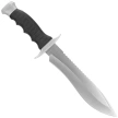 Muela 85-182 Knife Black Rubber, Satin Nitro-42