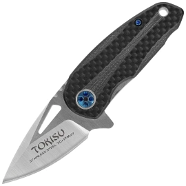 Nóż składany Tokisu Carbon Fiber/Black G10, Satin 7Cr17Mov (18684)