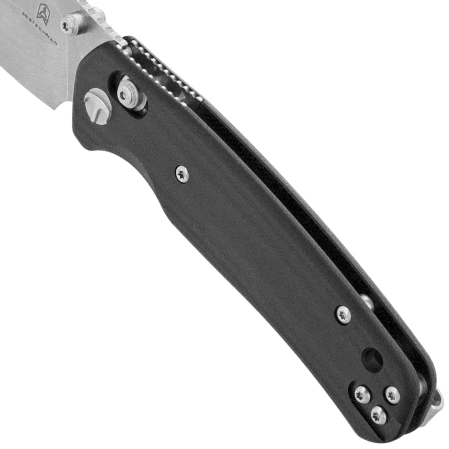 Bestechman Cicada's Wing Knife Black G10, Stonewashed 10Cr15MoV (BMK06I)