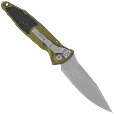 Nóż automatyczny Microtech Socom Elite Auto S/E OD Green Aluminium, Apocalyptic M390MK by Tony Marfione (160A-10APOD)