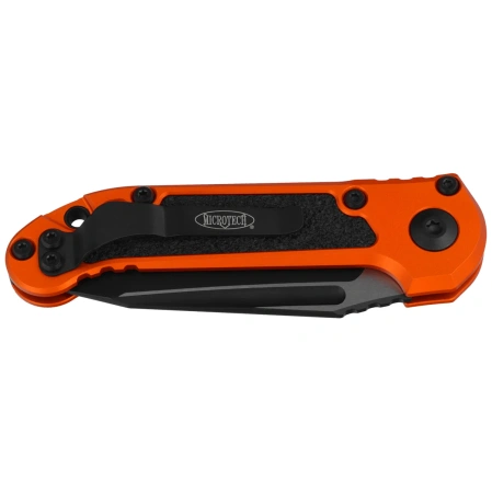 Microtech LUDT Gen III T/E Automatic Knife Orange Aluminum, Black M390MK by Tony Marfione (1136-1OR)
