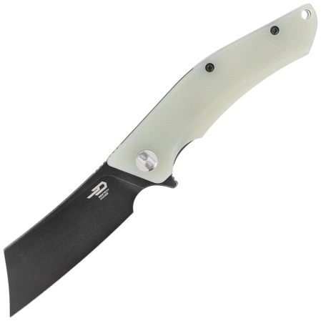 Bestech Knife Cubis Jade G10, Black Stonewashed D2 (BG42E)