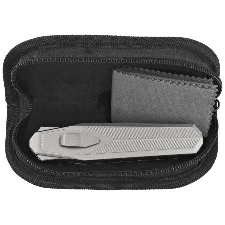 Nóż grawitacyjny Remette RT-Swordfish T Gray Aluminum/Carbon Fiber, Ceramic Sandblasted S35VN (ZL103D3)