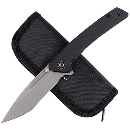Nóż składany CIVIVI Keen Nadder Black Coarse G10, Gray Stonewashed (C2021A)