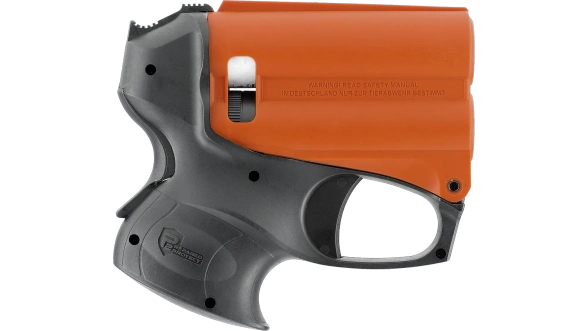 Umarex P2P PGS II KIT Pepper Spray Launcher with Torch, Black-Orange (2.2058-1)