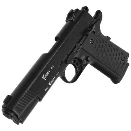 Kuzey 911 9mm P.A.K. Blank Pistol, Black