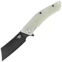 Bestech Knife Cubis Jade G10, Black Stonewashed D2 (BG42E)