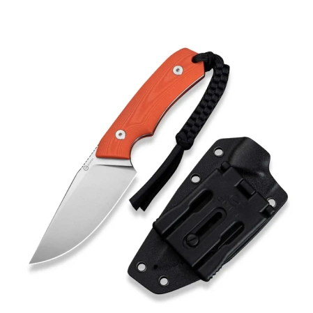 Civivi Gander Knife Orange G10, Satin 14C28N by Matt Gentry (C24058B-1)