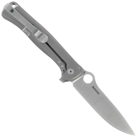 Spyderco Slym Knife Titanium/Dark Matter Polar Fat Carbon, Satin M390 by Moletta (C271TIP)