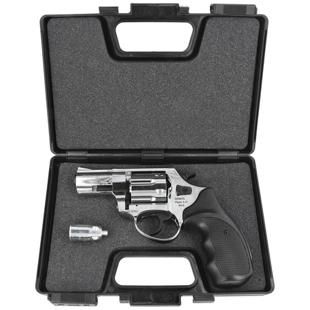 BAS Voltran Ekol Viper 2.5'' Shiny cal alarm revolver .22 Long Blanc