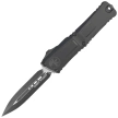 Nóż automatyczny OTF Microtech Combat Troodon Gen III D/E Black Aluminium, Tactical M390MK by Tony Marfione (1142-1T)