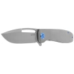 Kubey Supercell Knife Grey Titanium, Stonewashed 14C28N by K.C. Spiron (KU353A)