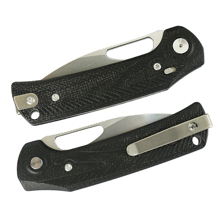 Nóż składany Reate PL-XE Black Micarta, Stonewashed Nitro-V (PL-XE-BKM.STW)