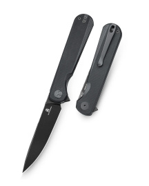Nóż składany Bestechman Flick Black G10, Black Stonewashed D2 by Ostap Hel (BMK13H)