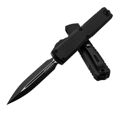 Microtech Ultratech Gen IV D/E OTF Knife Black Aluminum, Tactical M390MK by Tony Marfione (11224-1T)