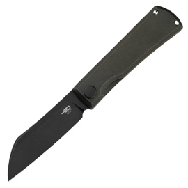 Nóż składany Bestech Bruv Black Bronze Titanium, Black Stonewashed M390 by Galovic Design (BT2401B)