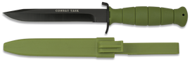 Martinez Albainox Combat Task Knife Glock Type Olive ABS, Black 3Cr13Mov (32085)