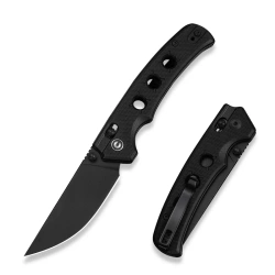 Nóż składany Civivi Noctis Black G10, Black Stonewashed Nitro-V (C24020C-1)