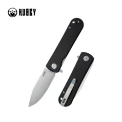 Nóż składany Kubey NEO Black G10, Beadblasted AUS-10 by Keanu Alfaro (KU371A)